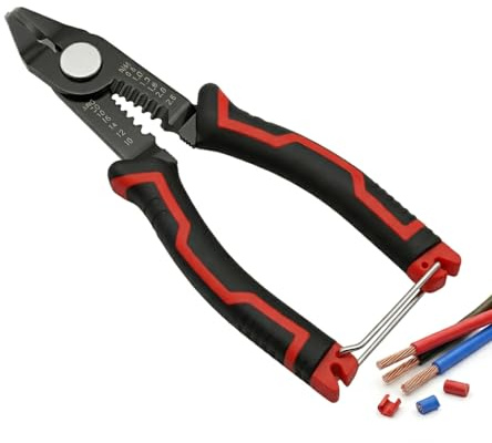 6-Inch Wire Cutters, Electrical Wire Snips, Heavy Duty Cable Cutters for Cutting Wires, Durable Flush Cutters for Precision Cutting
