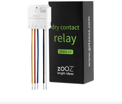 Zooz ZEN51 Smart Relais Serie 700 | Wird hinter einem Wandschalter oder im Licht installiert | Kompatibel mit SmartThings, Hubitat und Home Assistant