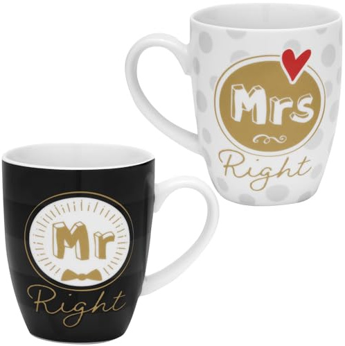 Tassen-Set Motiv Right: Tassen-Set zur Hochzeit mit Motivdruck