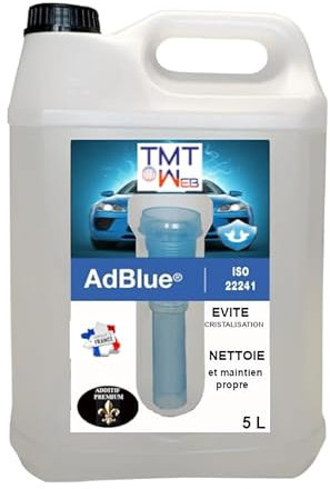 Tratamiento AdBlue® con aditivo anti ristalización anti cristales – 5 litros ¡Protege tu motor!