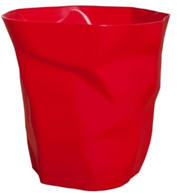 OXOAMP Pattumiera Cestino Bidoni della Spazzatura, pattumiera in plastica Antirughe, Senza Coperchio a Forma di barilotto for Interni, capacità di 3,1 galloni, Colore Multiplo Immondizia Bidoncino