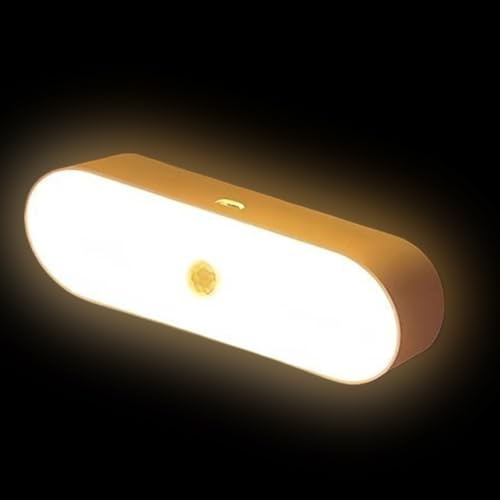 Générique Lumière Intérieure à Détecteur de Mouvement | Lumière Intelligente avec Capteur de Présence - Veilleuse Portable Intelligente pour Décor Maison Éclairage Escalier Chambre Cuisine Couloir