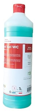 SANIT'GEL Détartrant WC Sanitaires 1L – Gel Anti-Tartre Puissant – Élimine le Calcaire et les Mauvaises Odeurs – Formule Adhérente pour Toilettes Propres et Fraîches