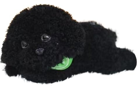 Giocattolo di peluche per cani, animale morbido realistico e, comodo da coccolare, materiale morbido, unità giocattolo, per ragazze, uomini e donne, accessorio regalo, regalo
