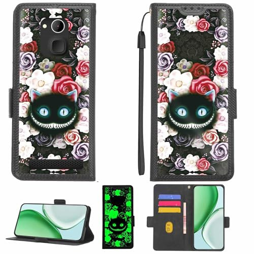 Aroepurt Case Compatible for IQU SMARTEasy Q50 Seniors Smartphone Phone Case Flip Cover [with Tempered Glass Screen Protector][RFID Blocking][Luminous Effect] LPT-LZM