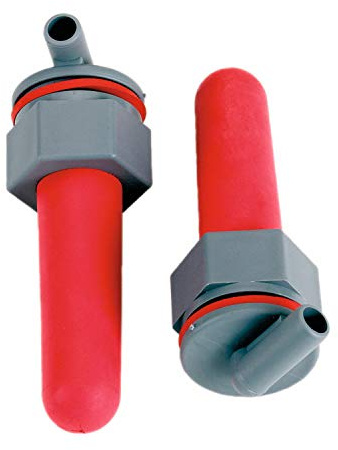 Kerbl Ersatzventil mit Sauger, 100 mm, rot, 2er-Pack