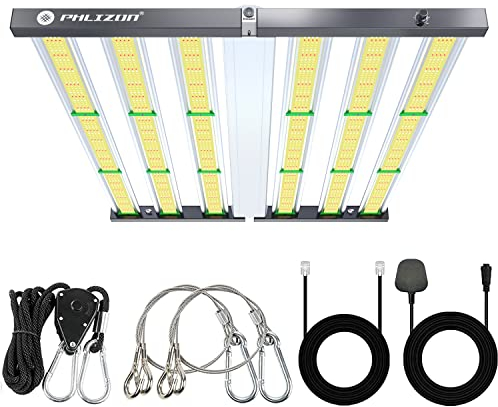 Phlizon FD6500 650W Led Grow Light Pflanzen LED Wachstumslampe für Zimmerpflanzen Daisy Chain Dimmbare Wachstumslampe mit LM281B Grow für 180x180cm Abdeckung Vollspektrum Wachstumslampen