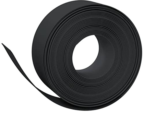 vidaXL Bordures de Jardin 3 pcs Noir 10 m 20 cm polyéthylène, Bordure de pelouse, Rouleau de Bordure de Jardin, Bordure d'herbe, Rouleau de Bordure