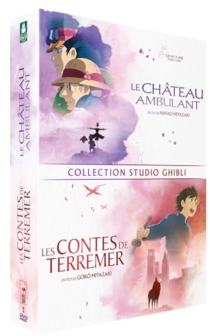 Ghibli - coffret 2 films : le château ambulant + les contes de terremer [FR Import]