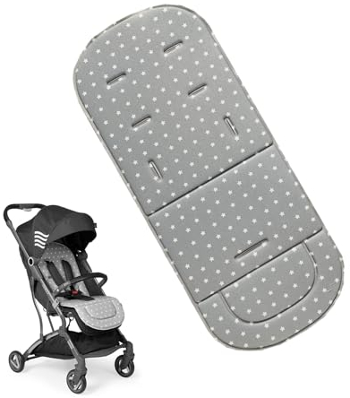 Baby Sitzauflage für Kinderwagen, Baby Sitzeinlage, Baby Sitzauflage Buggy, Universal Kinderwagen Sitzauflage, Kinderwagen Einlage, Universell Einlage für Kinderwagen und Buggy, Weich, Atmungsaktiv