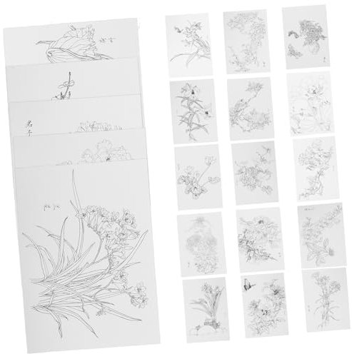 Operitacx 20 Blätter Aquarell-malpapier Malerbedarf Skizzieren Auf Malpapier Aquarellpapierblatt Skizzenpapier Zum Zeichnen Aquarell-graffiti-blatt Papier Für Die Kunst Zeichenpapier Färbung