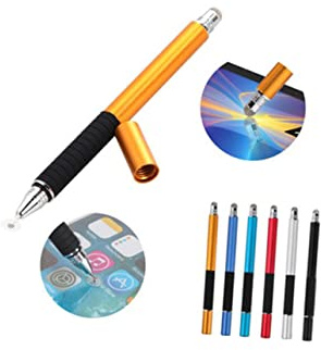 Angoily Stylet Capacitif Métallique Bleu pour Écrans Tactiles de Smartphones et Tablettes Design Élégant