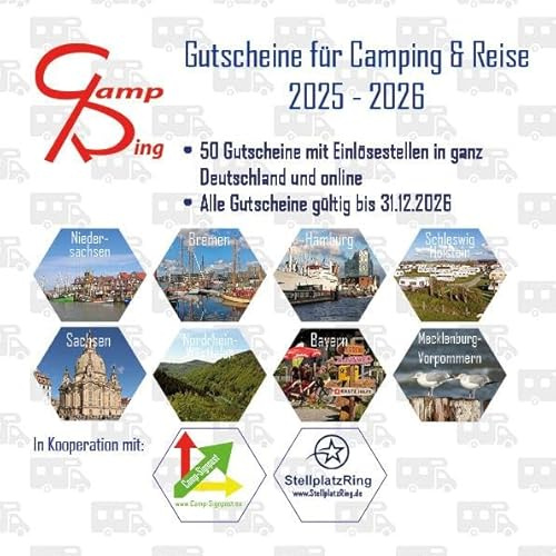 CampRing 2025 - 2026: Gutscheine für Camping & Reise