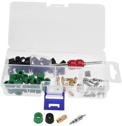 BUGUUYO Ensemble De Mastic D'Échappement Outil De Retrait De Tube À Orifice En Plastique Kit De Recharge Nettoyeur De Bobine De Condenseur Alliage D'Aluminium
