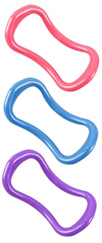 Laroal Faszien-Stretch-Ring, 3-teilig, Yoga-Ring, Pilates-Ring, Pilates-Trainingsring, Yoga-Massagering, Trainingstools für Übungen für Oberschenkel, Bauch und Beine