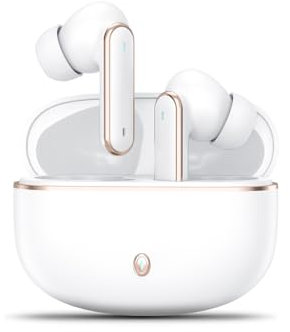 Écouteurs sans fil Bluetooth 5.4 avec microphone antibruit 4 ENC, écouteurs intra-auriculaires sans fil avec basses profondes stéréo HiFi, écouteurs Bluetooth 30 heures d'autonomie, contrôle tactile