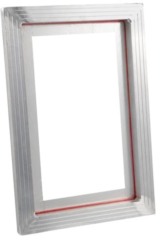 Homoyoyo Aluminium Siebdruckrahmen Leichter und Tragbarer Druckrahmen für DIY Siebdruck Shirts und Stoffen Langlebig und Präzise Gefertigt Aluminiumlegierung