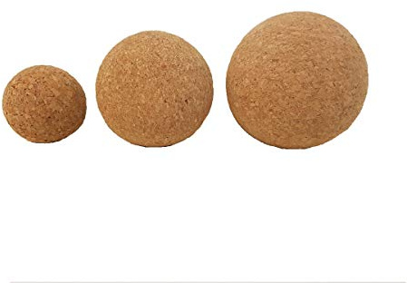 Massageball, Massagekugel, Faszienkugel, Faszienball aus Kork, in 3 Größen,100% vegan (8 cm)