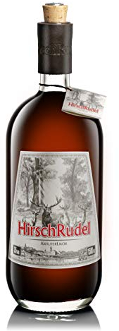 Hirschrudel Magnum Premium Kräuterlikör aus Deutschland Magnumflasche Handcrafted Aus 31 Wildkräutern 35% 1,5l