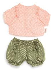 Skrållan Puppenkleidung 36-40 cm - 1 weiches Pyjama-T-Shirt und Hose Puppenkleidung für Mädchen und Jungen -Babypuppenkleidung Zubehör Puppenoutfit - Tolle Geschenke für Kinder ab 12 Monaten