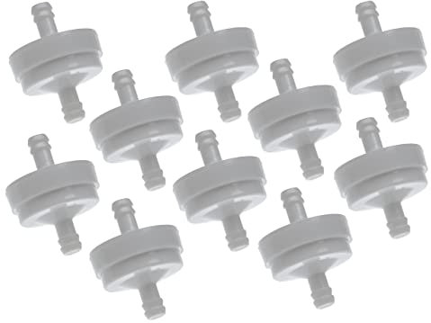 vhbw 10x Filtres à essence remplacement pour Briggs & Stratton 5098K, 56679MA, 805008 pour moteur de tondeuses à gazon avec pompe