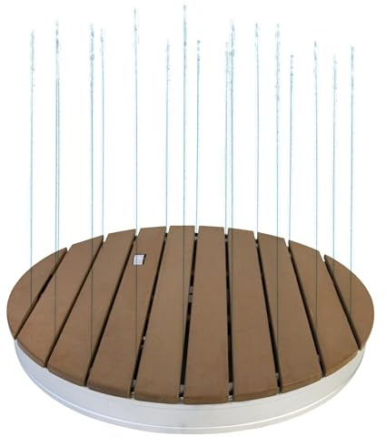Summer Fun Outdoor Gartendusche Bodendusche, rund Ø 74 cm, mit Gartenschlauchanschluß