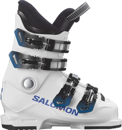 Salomon Unisex Jugend S/Race 60T Skischuh, White/White/Process Blue, 20