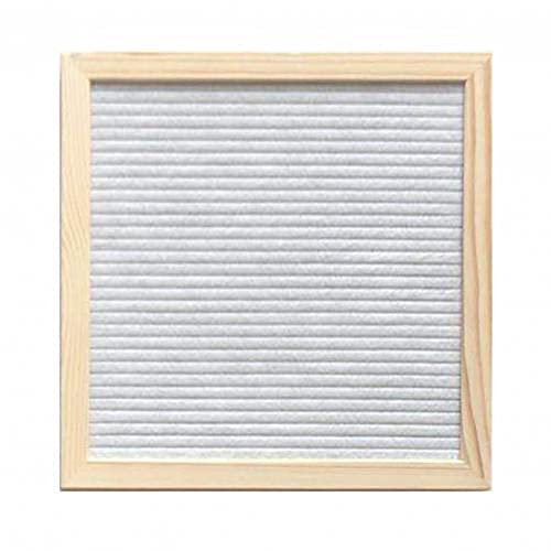 CBPNEISEK Filz-Buchstabentafel mit Buchstabenaufklebern, hölzerne Nachrichtentafel, austauschbare Buchstabentafeln for das Klassenzimmer, das Zuhause oder das Büro, Schild 10×10 Zoll /882