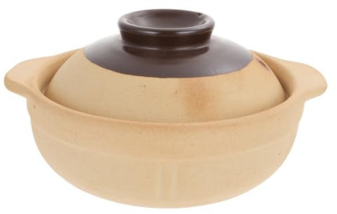 Cabilock Cazuela De Cerámica Tapa Capacidad Para Estofados Sopas y Guisos Práctica y Duradera