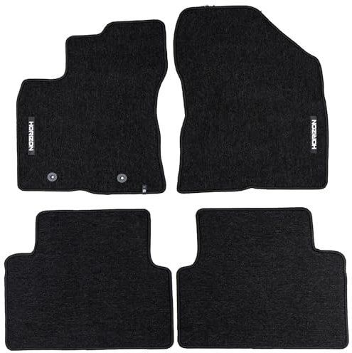 SMK Velours-Fußmatten Passend Für Toyota Avensis III 2009-2018 - Hochwertige Auto Fußmatten Mit Präziser Verarbeitung, Clip- Und Klettverschlüssen, Schmutzabweisend - Ideal Für Anspruchsvolle Fahrer