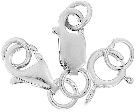 LOLIPPYY 3pcs Lobster Clasps for Jewelry Making Color Connectors for Necklaces and Bracelets Easy to Install Jewelry Fastenings for Craft Projects