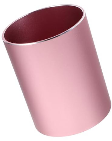 Housoutil Stifthalter aus Aluminiumlegierung Büro Schreibwaren Stifteköcher für den Schreibtisch komfortabel Veranstalter Multifunktions-Stifthalter Tischstift-Organizer Rosa