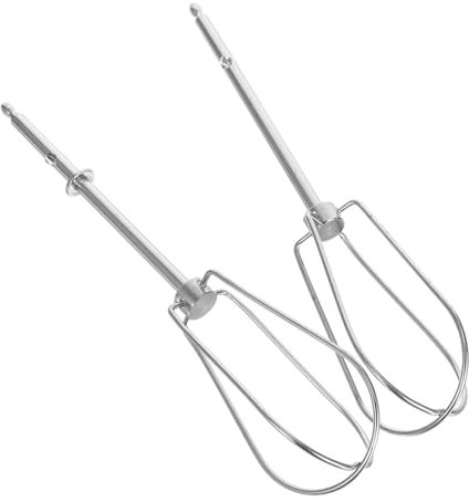 Gatuida Batidor de Huevos Inoxidable 2 Piezas Repuestos para Batidora de Mano Accesorios Versátiles y Resistentes para Fáciles de Limpiar y Usar