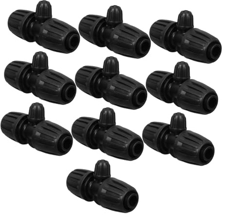 Raccordo a T Barbed per Irrigazione Goccia 1/2 a 1/4, 10 Pezzi