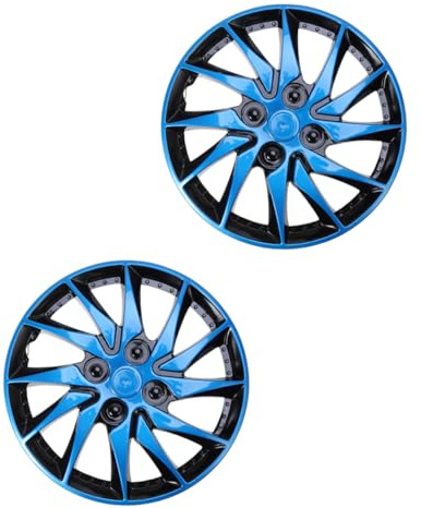 HOLIDYOYO 2 Stück 14 Zoll Radnabenkappen Radkappen Für Auto Stahlfelgen Mit Mikroverstellbarem Haltesystem Felgenschutz Zubehör Für Fahrzeugstyling