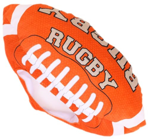 BCOATH Sombrero Decorativo Forma de Balón de Fútbol Americano para Fiesta y Cosplay, Cómodo y Portátil de Felpa y Algodón Pp