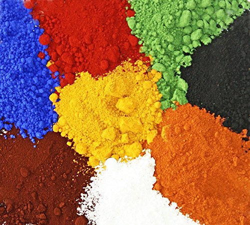 PAINTSYSTEMS REFINISH COLOURS Titanweiss Rutil - Oxidweiß Pigmentfarbe Oxidpigment Titandioxid Eisenoxid Weißmacher Trockenfarbe - 1Kg Beutel - zum Einfärben von Beton, Estrich, Putz