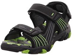 Superfit Jungen Henry Knöchelriemen Riemchensandalen, SCHWARZ, 38 EU