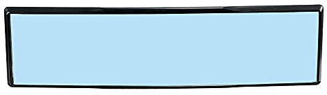 Mintice Universal 12 Zoll Auto Rückspiegel Spiegel Innenspiegel Anti Blend Winkeleinstellung 300mm Weiter Winkel Gebogen Innere Clip auf Extender Rückansicht SUV Automobil