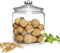 Sendez Bocal en verre de 4 l avec couvercle - Bocal de rangement - Bonbonnière - Boîte à biscuits