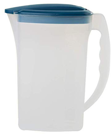 Saft Wasser Eistee Kanne Behälter Kühlschrankkrug Multifunktionsbox mit Deckel 2L Kunststoff
