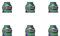 Duck Lot de 6 rubans adhésifs double face pour fixation de moquette - 50 mm x 10 m