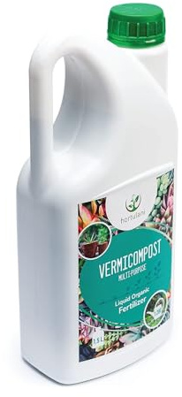 Humus de Lombriz Líquido Hortulani - ¡El fertilizante natural hecho de humus de lombriz! Ideal para plantas de interior y exterior, verduras y flores. (1,5l)