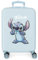 Disney Stitch Naughty Make a Face Maleta de Cabina Azul 38x55x20 cms Rígida ABS Cierre de combinación Lateral 34L 2 kgs 4 Ruedas Dobles Equipaje Mano
