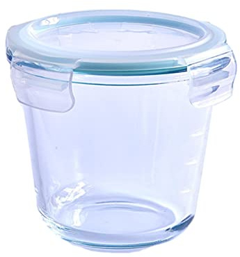 Qmisify Conteneurs Deli, petite soupe, récipients en verre anti-fuite avec couvercle, bols pour aliments pour micro-ondes avec couvercle hermétique, bols à soupe en verre pour voyage, Picni