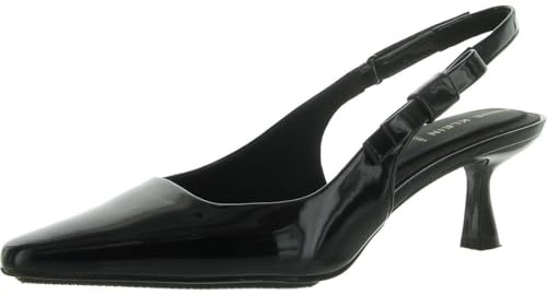Anne Klein Damen Carmel Pump, Schwarz Lack, 40.5 EU