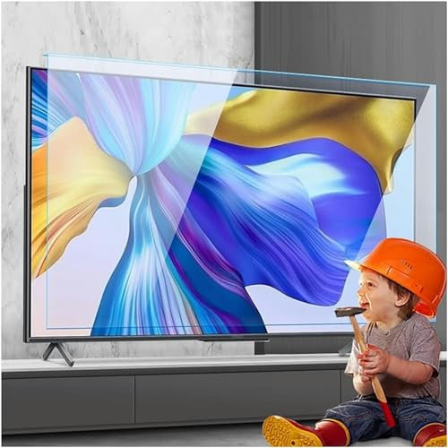 AYCDL Removable 32- 42 TV Screen Protector Panel Hanging Acrylic Anti Blue Light Filter Eye Protection Film for LCD, LED, 4K OLED & QLED HDTV Displays,32inch,42inch