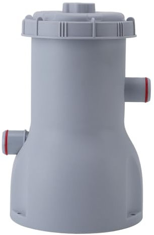 Pompe de Filtre à Piscine, Filtration à Haute efficacité, Pompe Filtrante de Cartouche 530 GPH, Piscines avec Accessoires Complets, Facile Utiliser, Kit 35 W, Silencieux, Matériau ABS, Gonflable