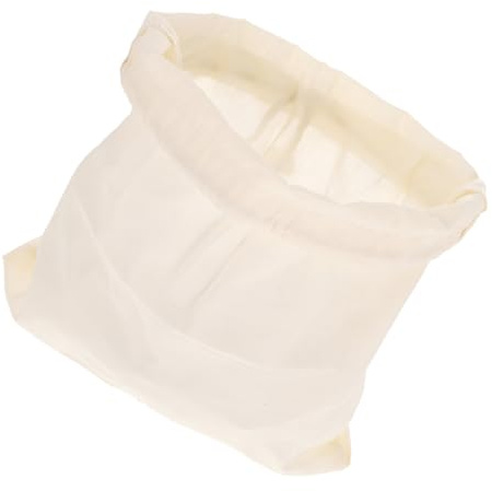Cabilock De Filtre Liquide Sacs De Lait De Noix Escpice Pour Jus Tamis Pour Jus De Filtre Sachet De Thé Tissu De Passoire Réutilisable Coton Blanche