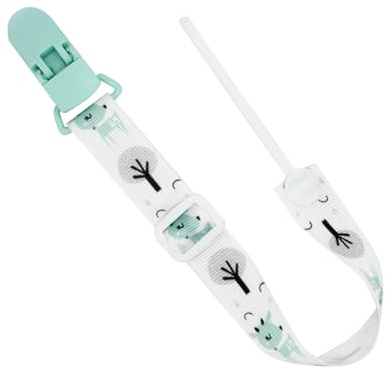 Jubepk per ciuccio, ciuccio con clip - Cinghie per massaggiagengive con antigoccia,Guinzaglio universale per giocattoli da dentizione, cordino per per ragazzi e ragazze